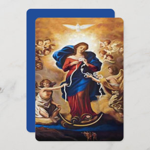 Our Lady Undoer of Knots Holiday Card