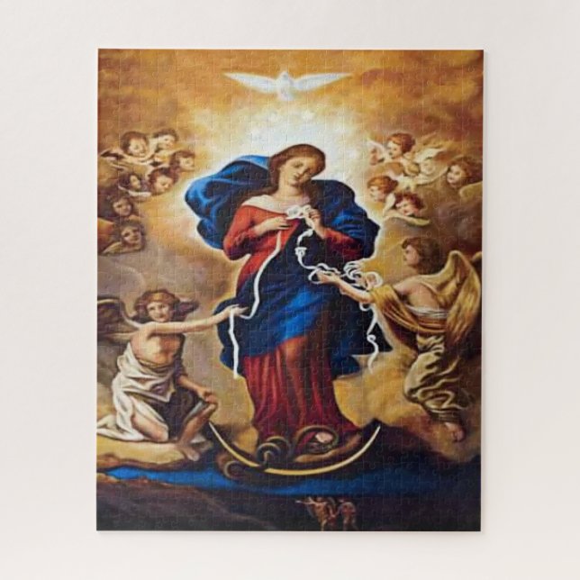 Our Lady Undoer of Knots Jigsaw Puzzle (Vertical)