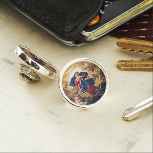 Our Lady Undoer of Knots Lapel Pin