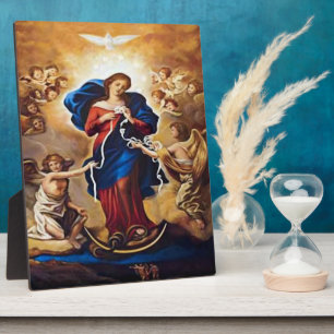 Our Lady Undoer of Knots Plaque