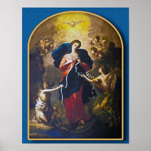 Our Lady Undoer of Knots Poster