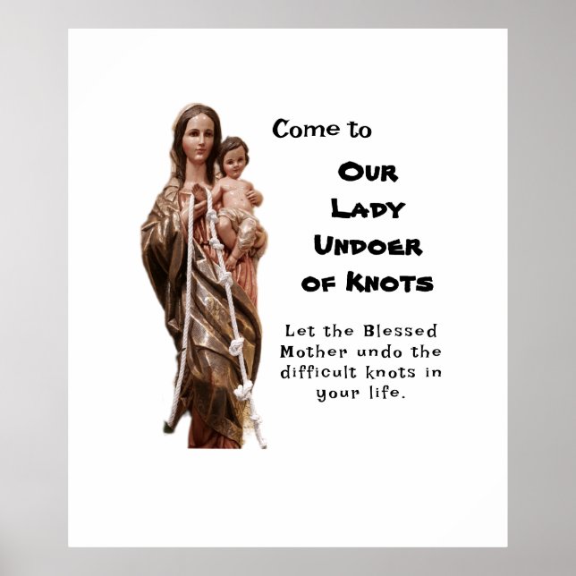 Our Lady Undoer of Knots Poster (Front)