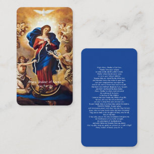 Our Lady Undoer of Knots Prayer Enclosure Card