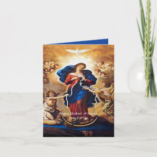 Our Lady Undoer of Knots Prayer Holiday Card