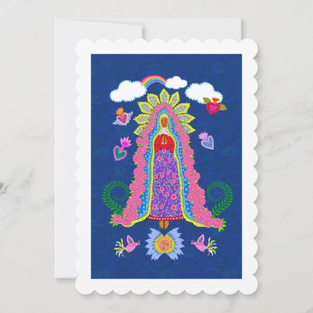 Our Lady Victor Hugo Flat Note Card (Front)