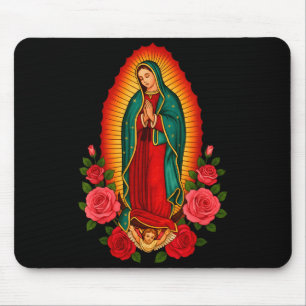 Our Lady Virgen De Guadalupe Saint Virgin Mary - C Mouse Pad