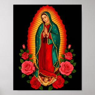 Our Lady Virgen De Guadalupe Saint Virgin Mary - C Poster