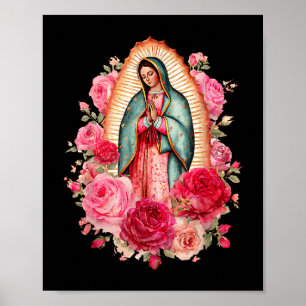 Our Lady Virgen De Guadalupe Saint Virgin Mary Nk  Poster