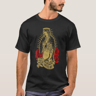 Our Lady Virgen De Guadalupe Virgin Mary Thanks M T-Shirt