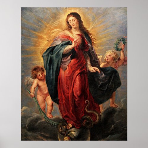 Our Lady Virgin Immaculate Heart of Mary 3 Poster