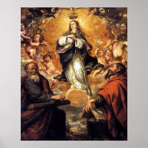 Our Lady Virgin Immaculate Heart of Mary 4 Poster