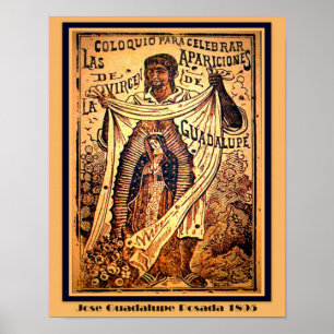 Our Lady Virgin Mary -Jose Guadalupe Posada Poster