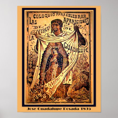 Our Lady Virgin Mary _Jose Guadalupe Posada Poster