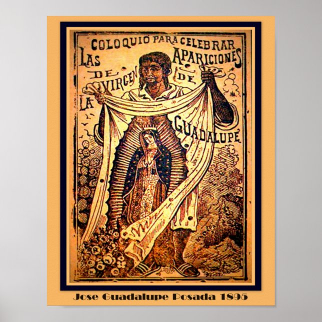 Our Lady Virgin Mary -Jose Guadalupe Posada Poster (Front)