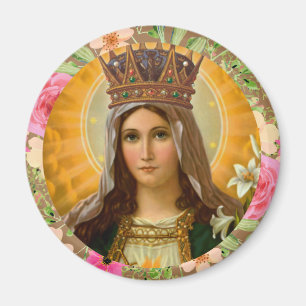 Our Lady Virgin Mary Religious Catholic Magnet