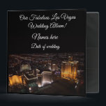 Our Las Vegas Wedding Album 3 Ring Binder<br><div class="desc">VDS Designs is a Las Vegas-inspired boutique specializing in designing unique and exclusive designs customized from our hearts to yours. Las Vegas Holiday's Boutique offers all cheerful, joyful, and good fortune. From kids to grownups, we all love to celebrate! We love getting together with family and friends and enjoying our...</div>