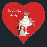 Our Las Vegas Wedding Sticker<br><div class="desc">Our Las Vegas Wedding Sticker</div>