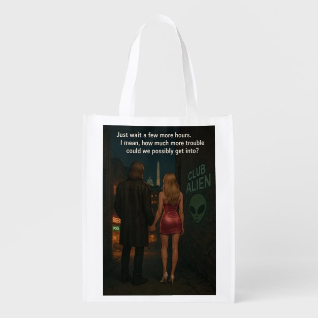 Our Last Night of Freedom Grocery Bag (Front)