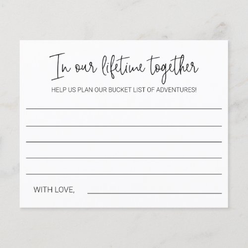 Our Lifetime Together Adventure Advice Wedding