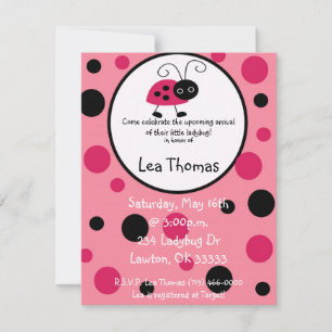 Our lil ladybug, is having a ... invitation