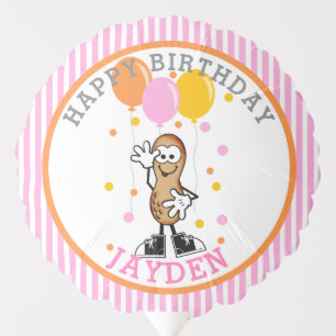 Our Lil Peanut (pink) Personalized Birthday Balloon