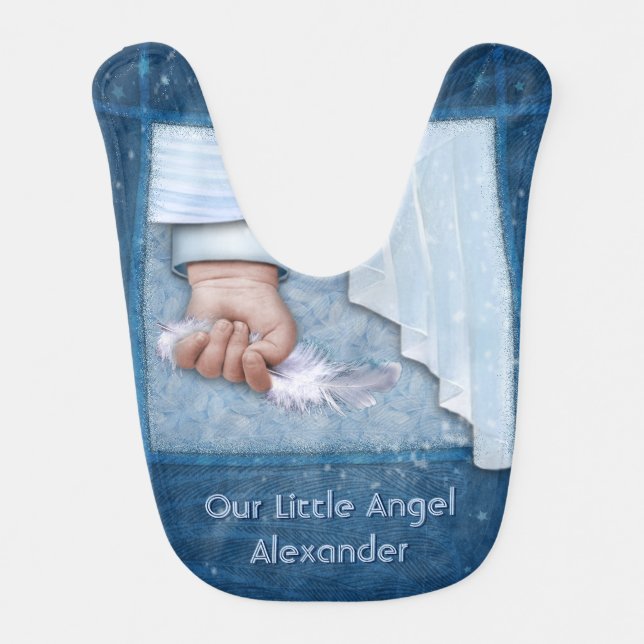 Our Little Angel (customizable) Bib (Front)