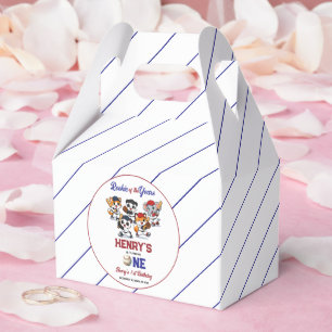 Our Little Animals Baseball 1st Birthday Party Favor Boxes