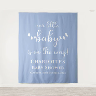 Our Little Baby Is On The Way Baby Shower Backdrop