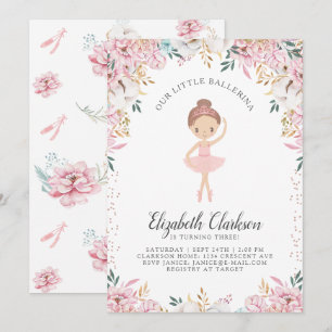 Our Little Ballerina Birthday Card