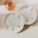 Our Little Ballerina Pink Ballet Birthday Party Paper Plates<br><div class="desc">These are Our Little Ballerina Pink Ballet Birthday Party Paper Plates!</div>