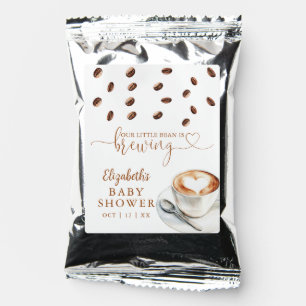 Our Little Bean Is Brewing Coffee Baby Shower Drink Mix