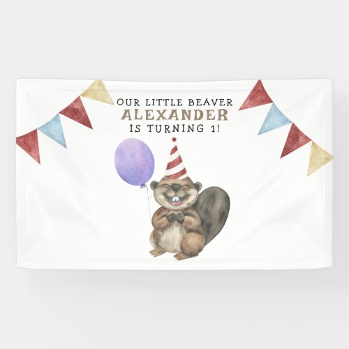 Our Little Beaver 1st Birthday Party