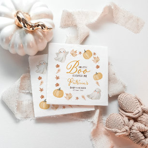 Our Little Boo Autumn Baby Shower Napkins