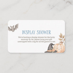 Our Little Boo Baby Shower Display Shower Enclosure Card
