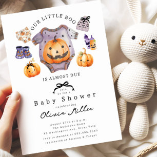 Our Little Boo Baby Shower  Invitation