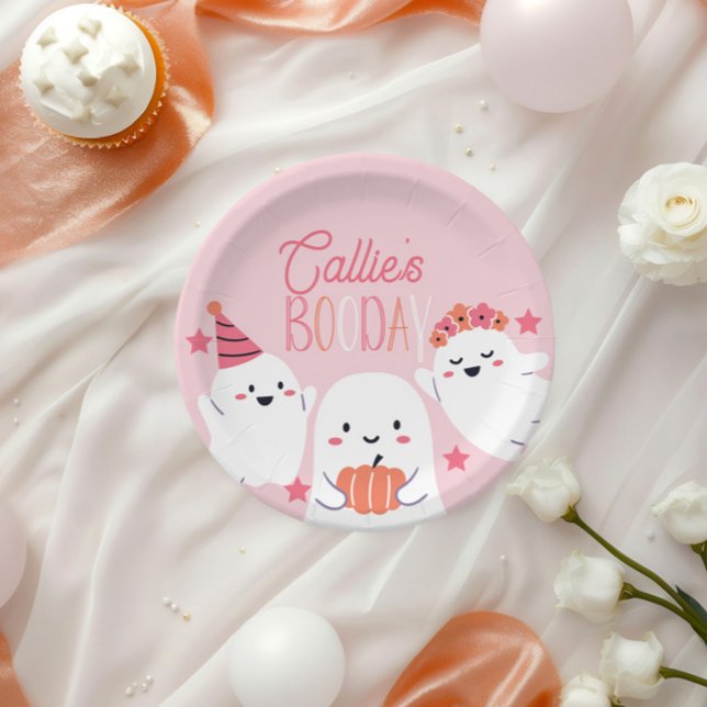 Our Little Boo Birthday Decorations Paper Plates (Creator Uploaded)