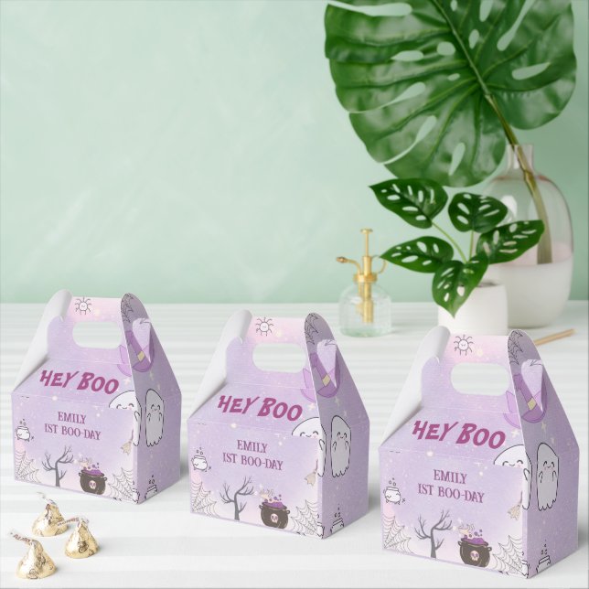 Our Little Boo Halloween 1st Birthday  Favor Boxes (Multiple)