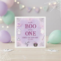  Our Little Boo Halloween 1st Birthday