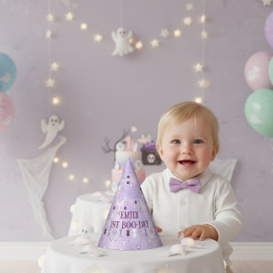Our Little Boo Halloween 1st Birthday Party Hat