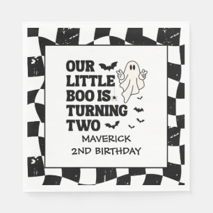 Our Little Boo Halloween 2nd Birthday Napkins