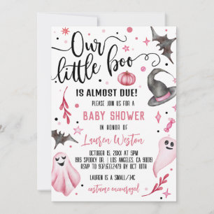 Our Little Boo Halloween Baby Shower Invitation