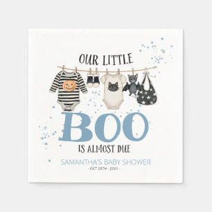 Our Little Boo Is Almost Due Baby Shower Napkins