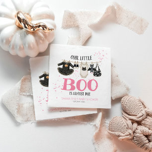 Our Little Boo Is Almost Due Baby Shower Napkins