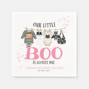Our Little Boo Is Almost Due Baby Shower Napkins