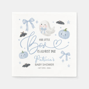 Our Little Boo Is Almost Due Baby Shower Napkins