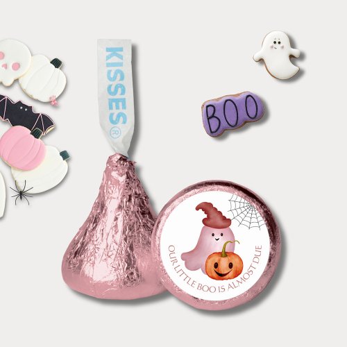 Our Little Boo Is Almost Due Halloween Baby Shower Hershey®'s Kisses®
