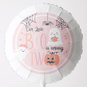Our Little Boo Is Turning Two Balloon