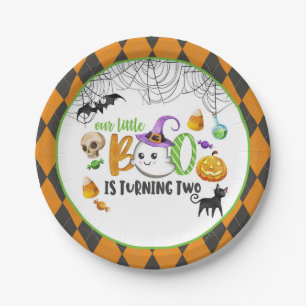 Our Little Boo is Turning TWO Birthday Party (2) Paper Plates