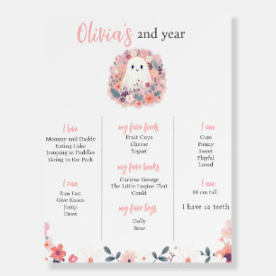 Our Little Boo is Two Poster