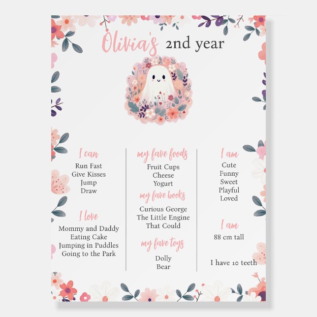 Our Little Boo is Two Poster (Front)